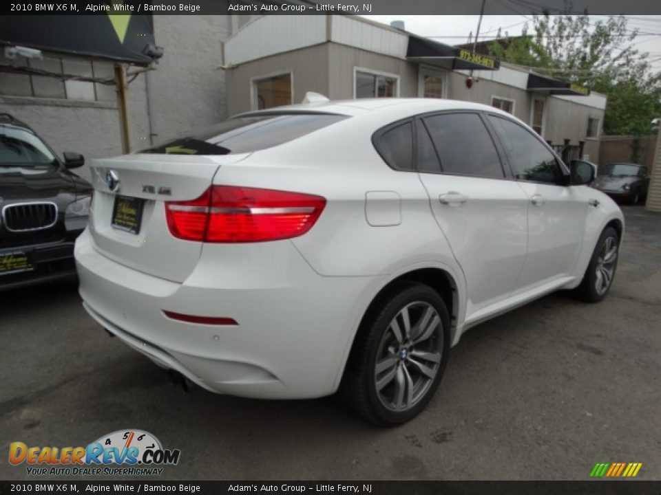 2010 BMW X6 M Alpine White / Bamboo Beige Photo #4