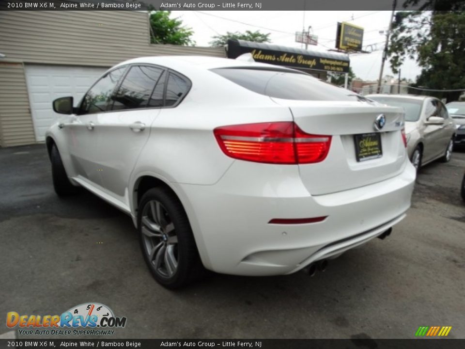 2010 BMW X6 M Alpine White / Bamboo Beige Photo #6