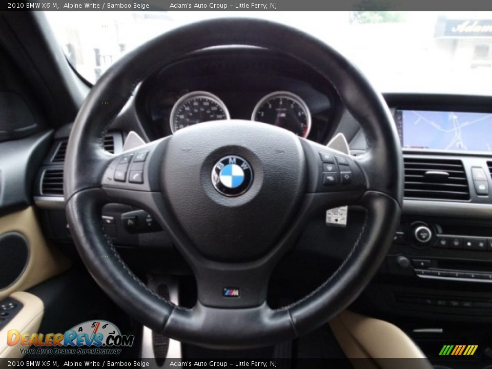 2010 BMW X6 M Alpine White / Bamboo Beige Photo #9
