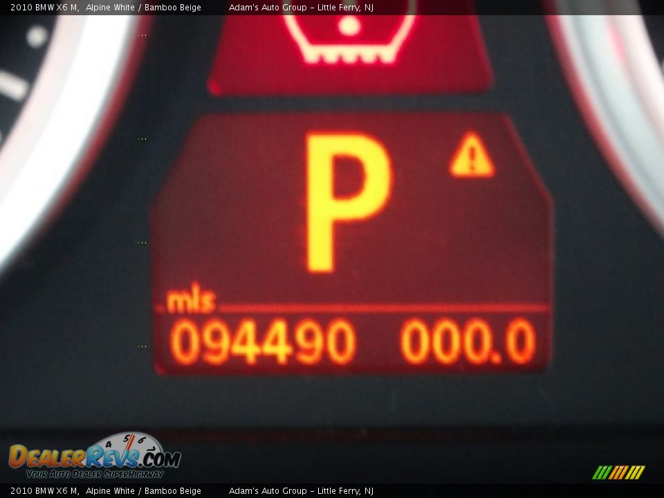 2010 BMW X6 M Alpine White / Bamboo Beige Photo #15