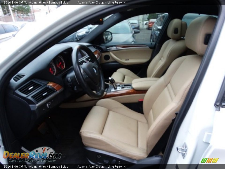 2010 BMW X6 M Alpine White / Bamboo Beige Photo #18