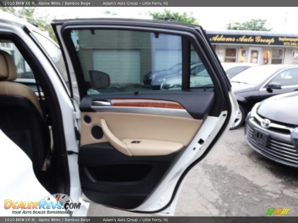 2010 BMW X6 M Alpine White / Bamboo Beige Photo #27