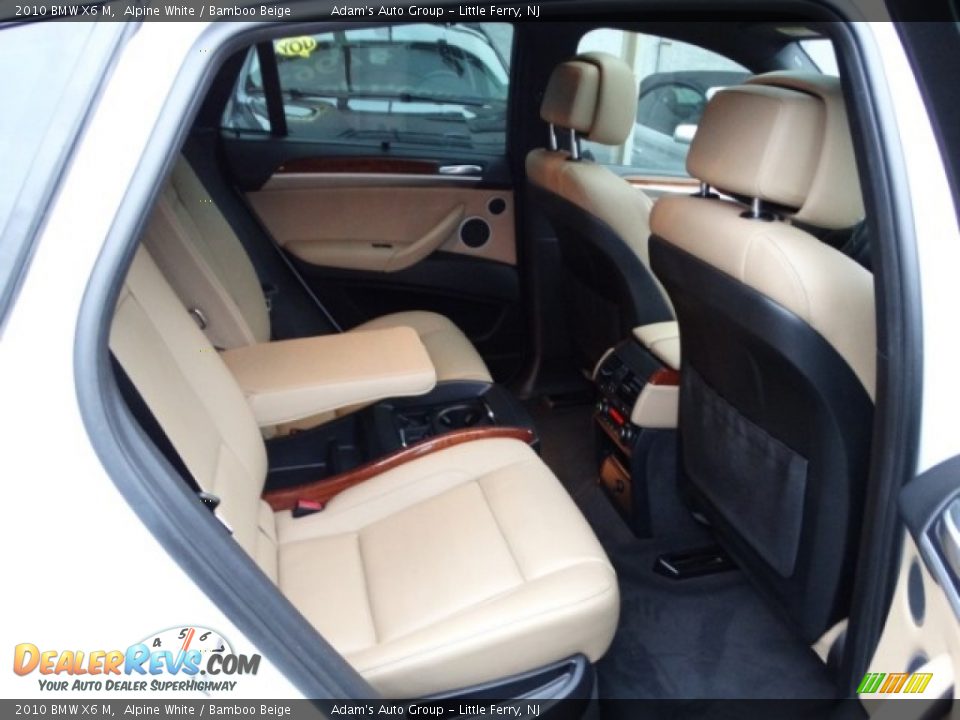 2010 BMW X6 M Alpine White / Bamboo Beige Photo #28