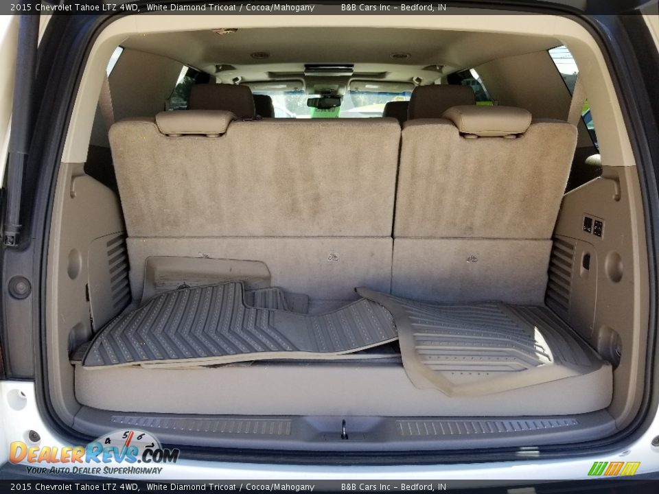 2015 Chevrolet Tahoe LTZ 4WD White Diamond Tricoat / Cocoa/Mahogany Photo #7