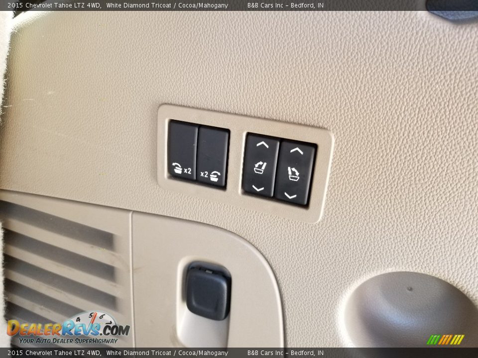 2015 Chevrolet Tahoe LTZ 4WD White Diamond Tricoat / Cocoa/Mahogany Photo #8