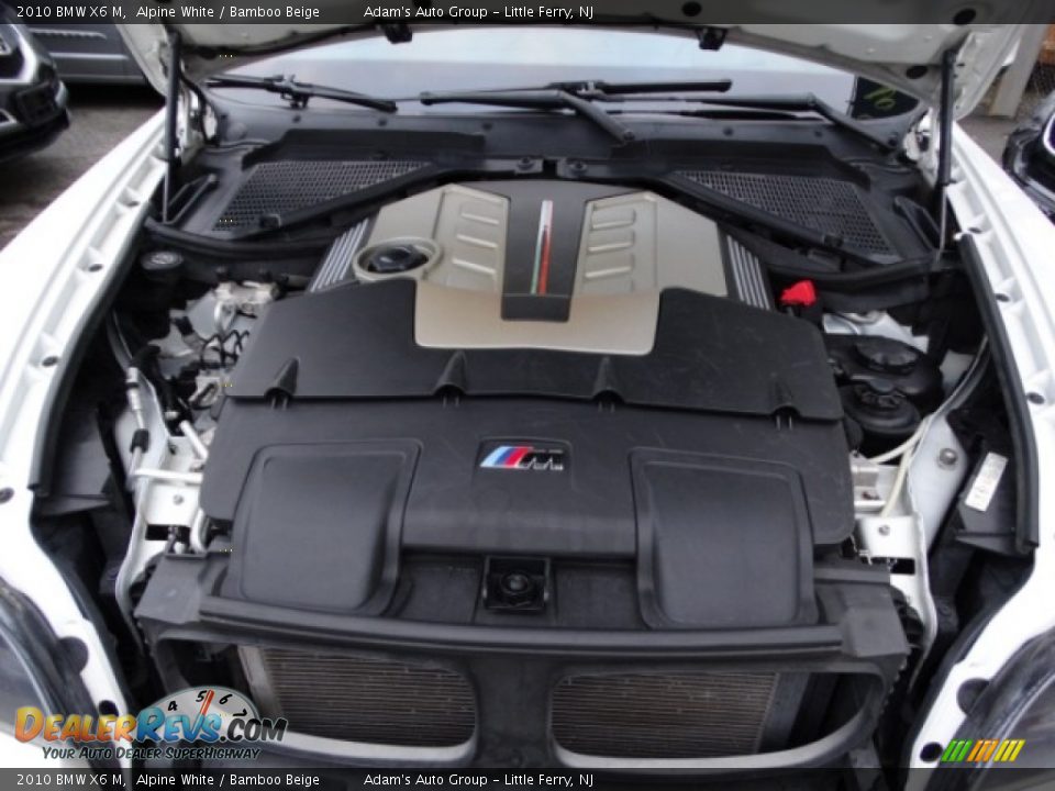 2010 BMW X6 M Alpine White / Bamboo Beige Photo #32
