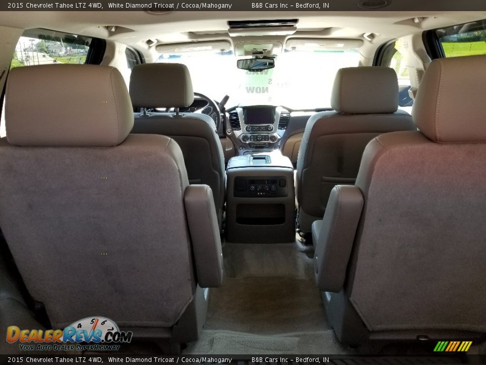 2015 Chevrolet Tahoe LTZ 4WD White Diamond Tricoat / Cocoa/Mahogany Photo #9