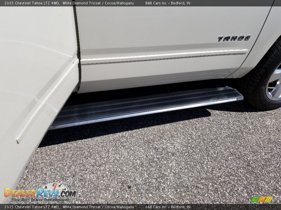 2015 Chevrolet Tahoe LTZ 4WD White Diamond Tricoat / Cocoa/Mahogany Photo #10