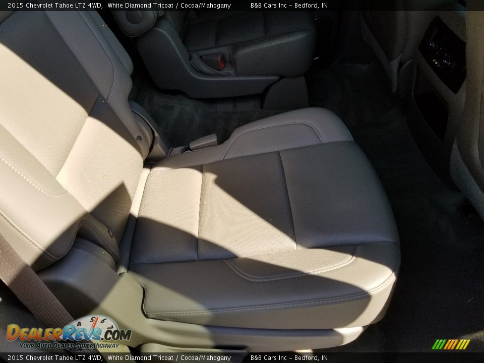 2015 Chevrolet Tahoe LTZ 4WD White Diamond Tricoat / Cocoa/Mahogany Photo #12