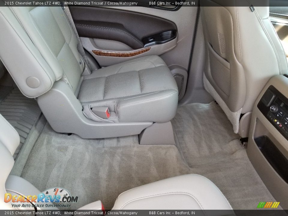 2015 Chevrolet Tahoe LTZ 4WD White Diamond Tricoat / Cocoa/Mahogany Photo #13