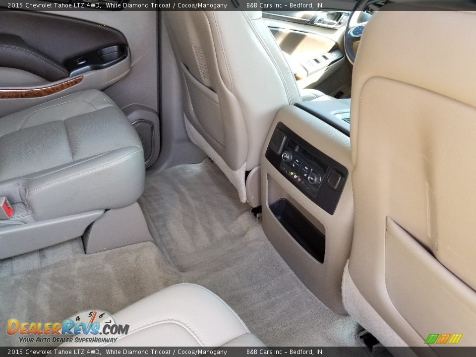 2015 Chevrolet Tahoe LTZ 4WD White Diamond Tricoat / Cocoa/Mahogany Photo #14