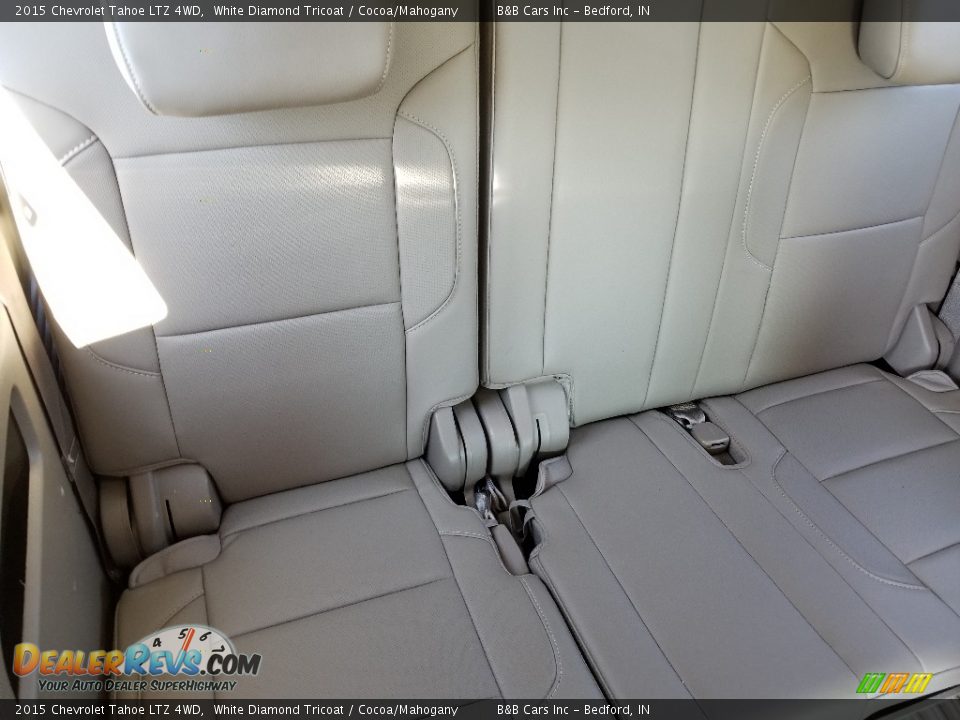 2015 Chevrolet Tahoe LTZ 4WD White Diamond Tricoat / Cocoa/Mahogany Photo #16