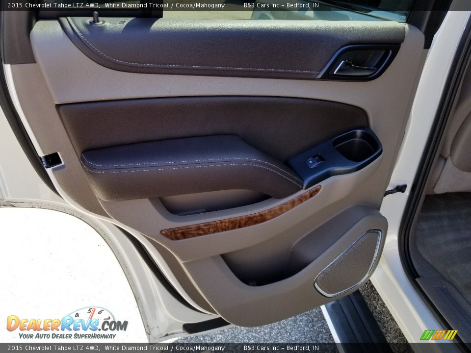 2015 Chevrolet Tahoe LTZ 4WD White Diamond Tricoat / Cocoa/Mahogany Photo #24