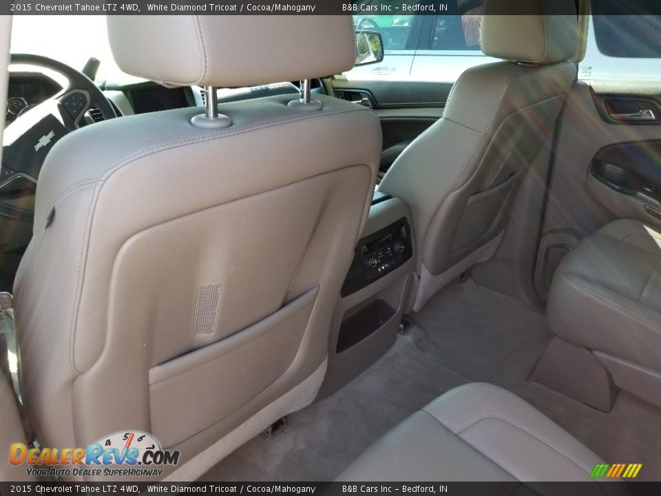 2015 Chevrolet Tahoe LTZ 4WD White Diamond Tricoat / Cocoa/Mahogany Photo #26