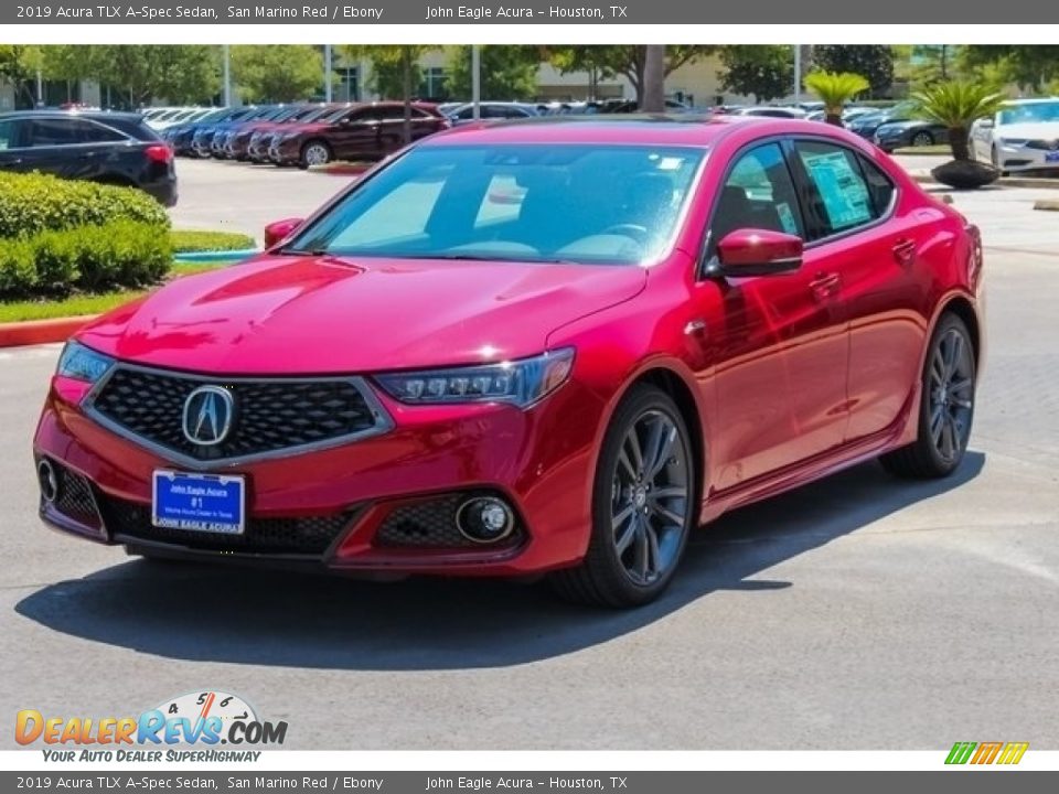 2019 Acura TLX A-Spec Sedan San Marino Red / Ebony Photo #3