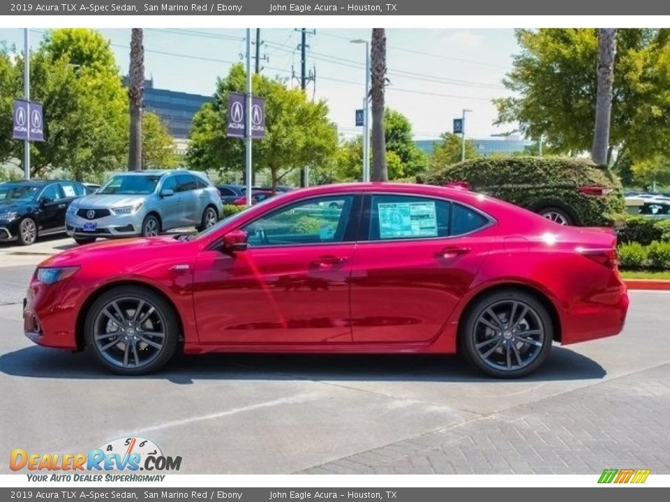 2019 Acura TLX A-Spec Sedan San Marino Red / Ebony Photo #4