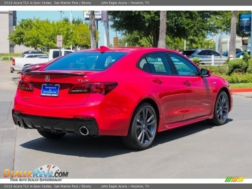 2019 Acura TLX A-Spec Sedan San Marino Red / Ebony Photo #7