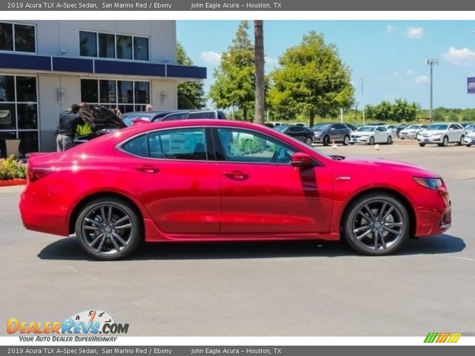 2019 Acura TLX A-Spec Sedan San Marino Red / Ebony Photo #8