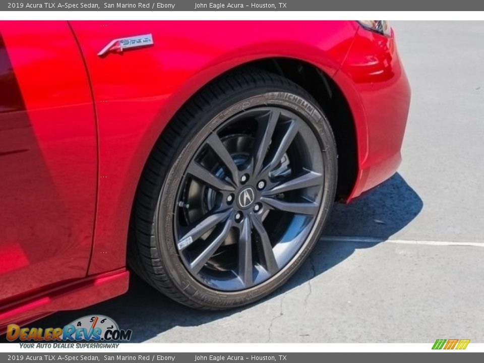 2019 Acura TLX A-Spec Sedan San Marino Red / Ebony Photo #10