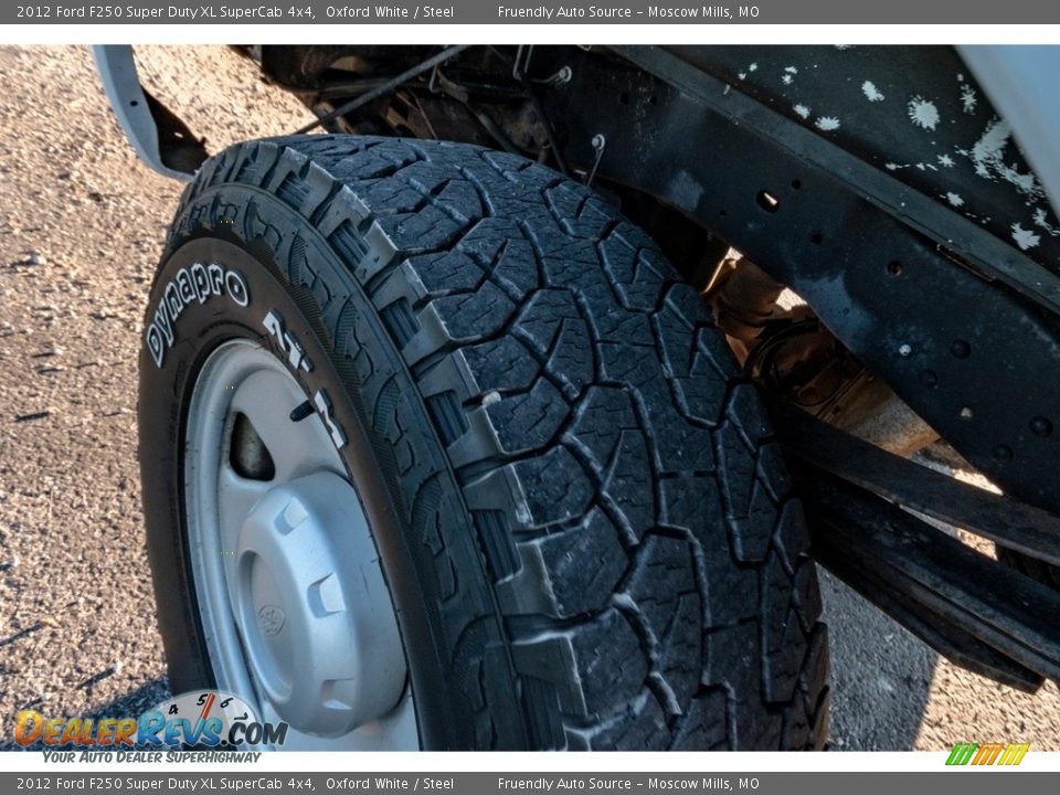 2012 Ford F250 Super Duty XL SuperCab 4x4 Oxford White / Steel Photo #14