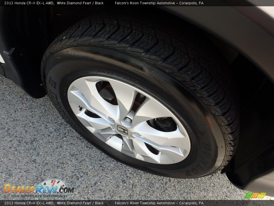 2013 Honda CR-V EX-L AWD White Diamond Pearl / Black Photo #10