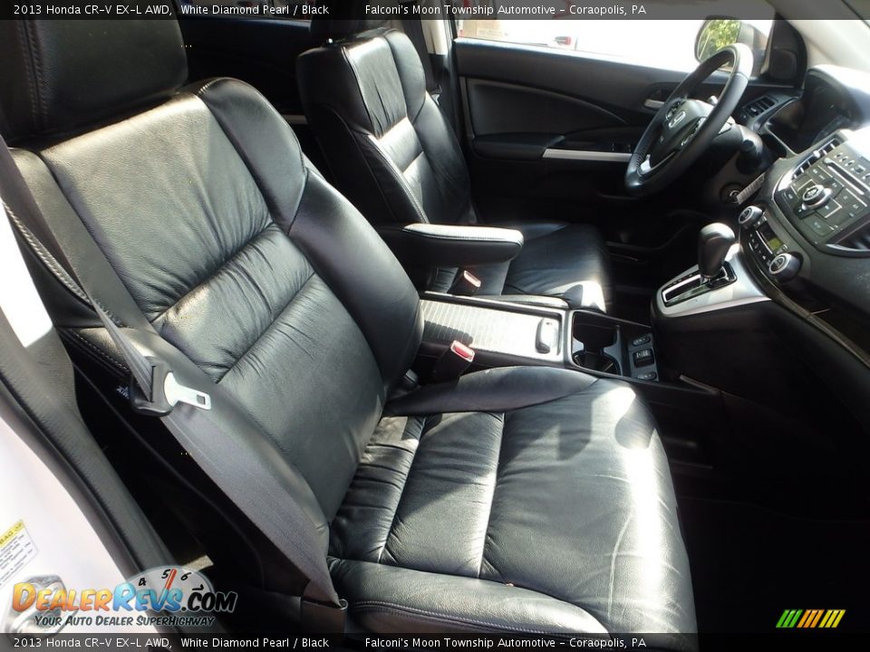 2013 Honda CR-V EX-L AWD White Diamond Pearl / Black Photo #11