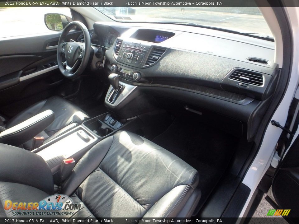 2013 Honda CR-V EX-L AWD White Diamond Pearl / Black Photo #12