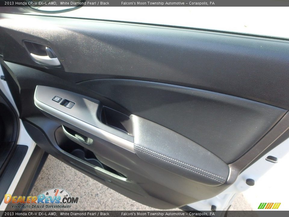 2013 Honda CR-V EX-L AWD White Diamond Pearl / Black Photo #13