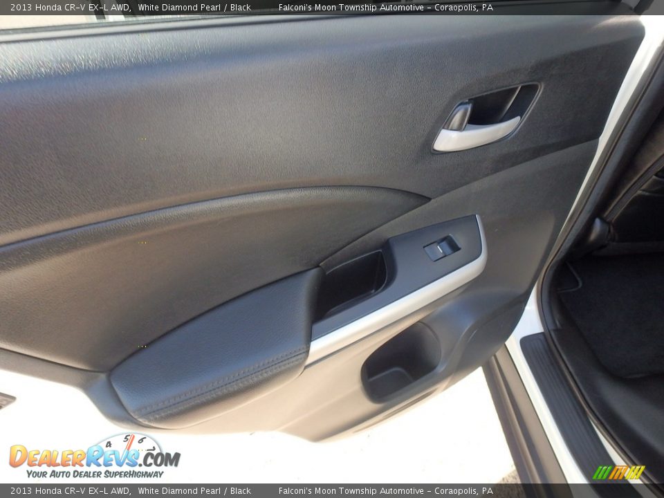 2013 Honda CR-V EX-L AWD White Diamond Pearl / Black Photo #18