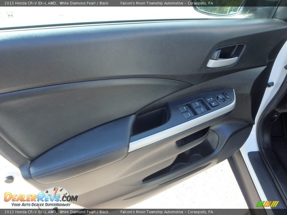 2013 Honda CR-V EX-L AWD White Diamond Pearl / Black Photo #19