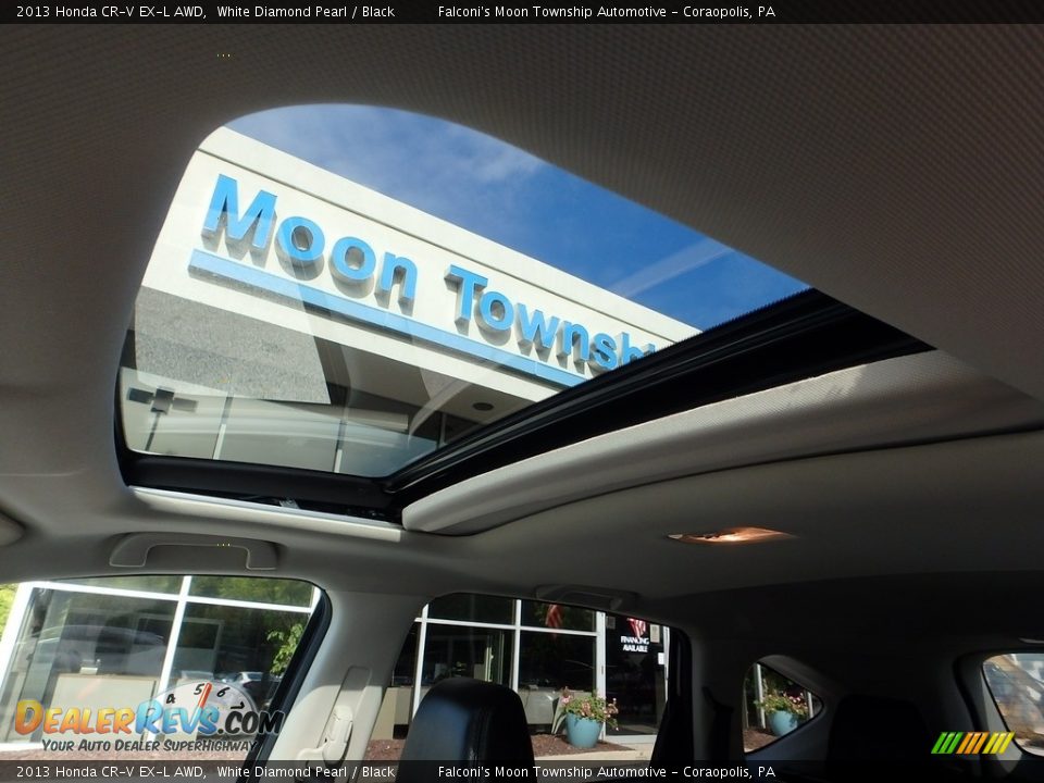 2013 Honda CR-V EX-L AWD White Diamond Pearl / Black Photo #21