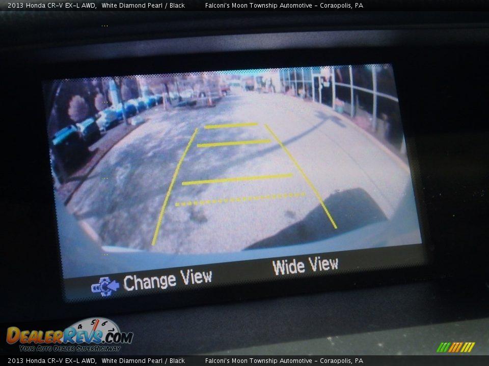 2013 Honda CR-V EX-L AWD White Diamond Pearl / Black Photo #25