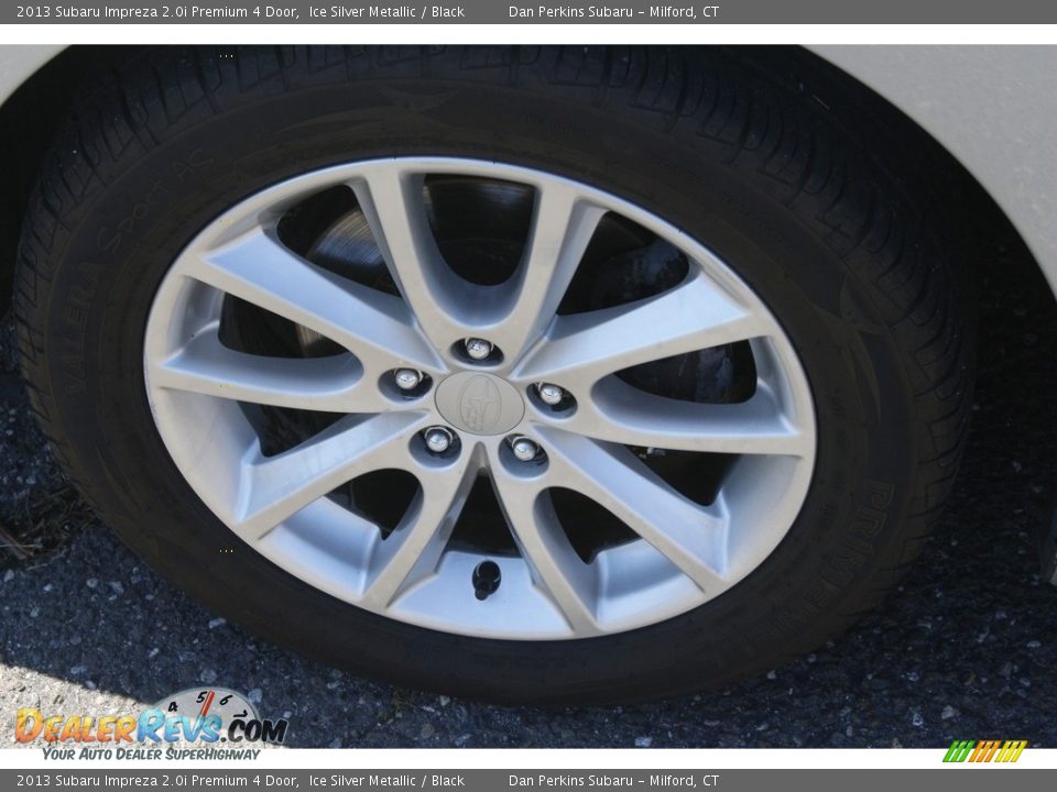 2013 Subaru Impreza 2.0i Premium 4 Door Ice Silver Metallic / Black Photo #20