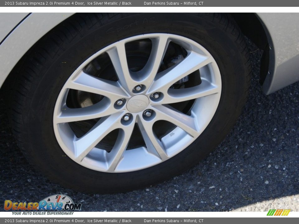 2013 Subaru Impreza 2.0i Premium 4 Door Ice Silver Metallic / Black Photo #22