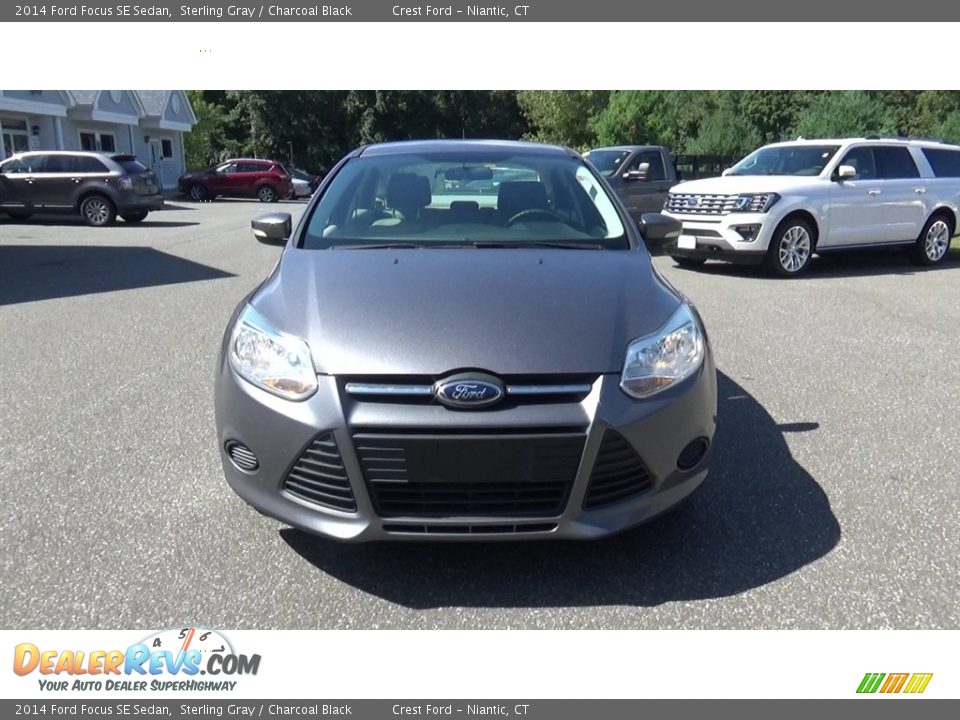 2014 Ford Focus SE Sedan Sterling Gray / Charcoal Black Photo #2