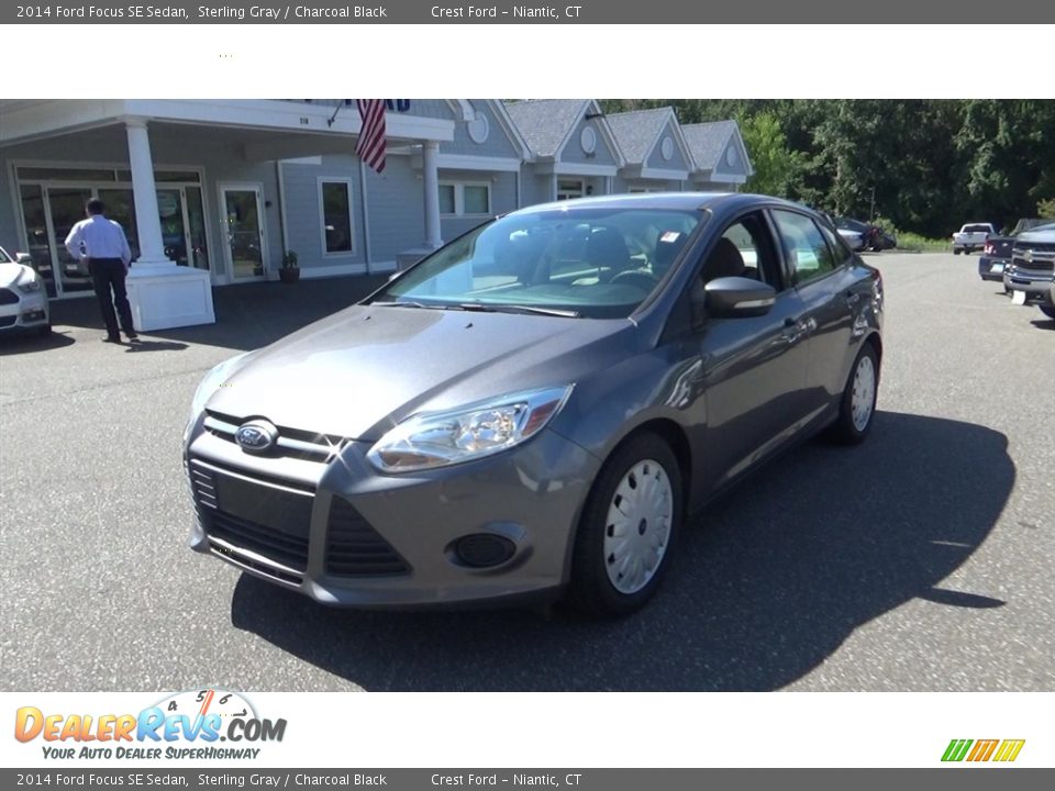 2014 Ford Focus SE Sedan Sterling Gray / Charcoal Black Photo #3