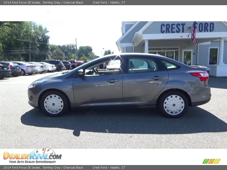 2014 Ford Focus SE Sedan Sterling Gray / Charcoal Black Photo #4