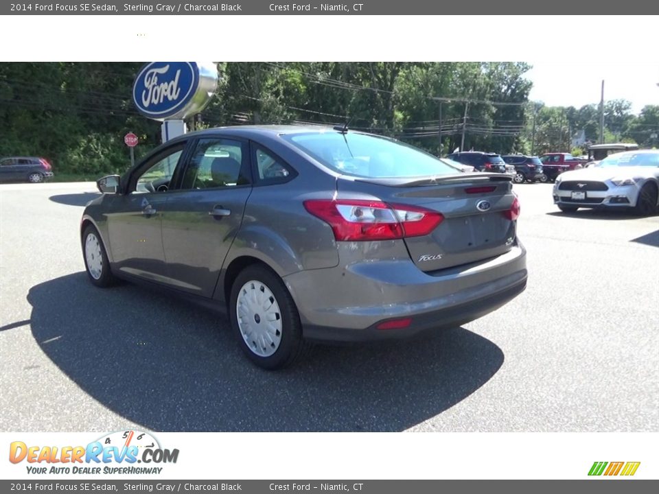 2014 Ford Focus SE Sedan Sterling Gray / Charcoal Black Photo #5