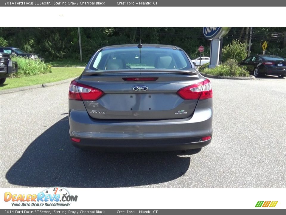 2014 Ford Focus SE Sedan Sterling Gray / Charcoal Black Photo #6