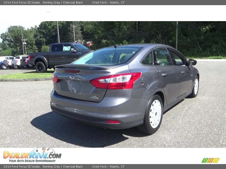 2014 Ford Focus SE Sedan Sterling Gray / Charcoal Black Photo #7
