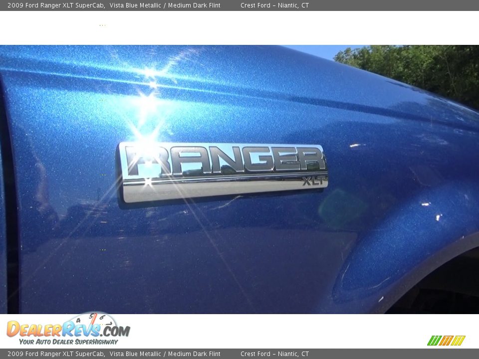 2009 Ford Ranger XLT SuperCab Vista Blue Metallic / Medium Dark Flint Photo #21