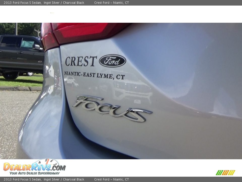 2013 Ford Focus S Sedan Ingot Silver / Charcoal Black Photo #9