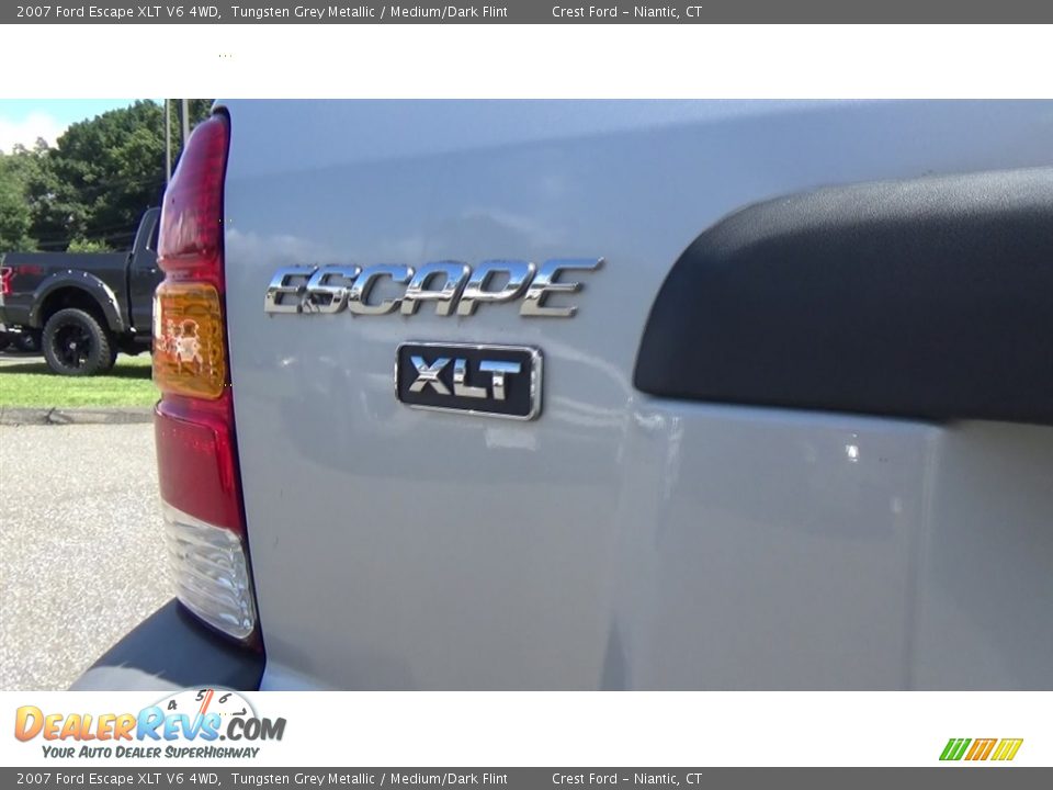 2007 Ford Escape XLT V6 4WD Tungsten Grey Metallic / Medium/Dark Flint Photo #10