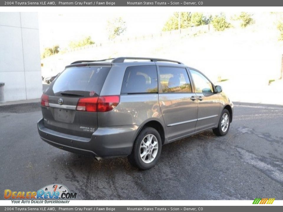 2004 Toyota Sienna XLE AWD Phantom Gray Pearl / Fawn Beige Photo #6