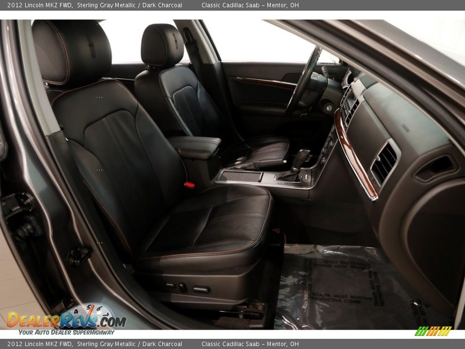 2012 Lincoln MKZ FWD Sterling Gray Metallic / Dark Charcoal Photo #16