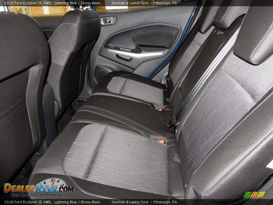 2018 Ford EcoSport SE 4WD Lightning Blue / Ebony Black Photo #8