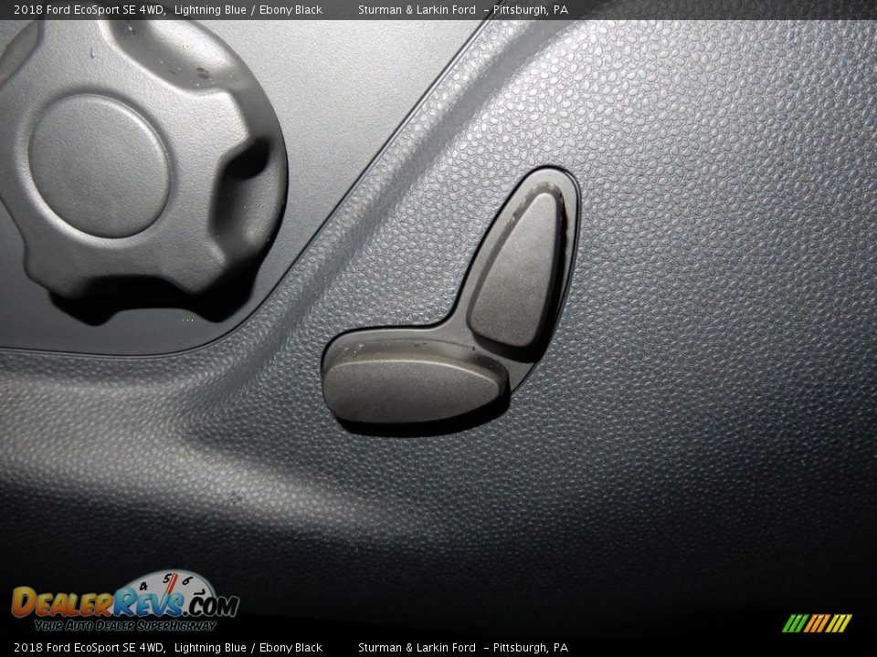 2018 Ford EcoSport SE 4WD Lightning Blue / Ebony Black Photo #12