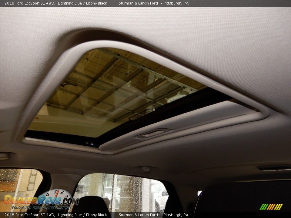 2018 Ford EcoSport SE 4WD Lightning Blue / Ebony Black Photo #13