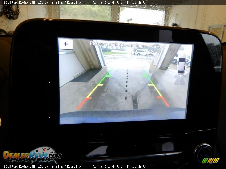 2018 Ford EcoSport SE 4WD Lightning Blue / Ebony Black Photo #14