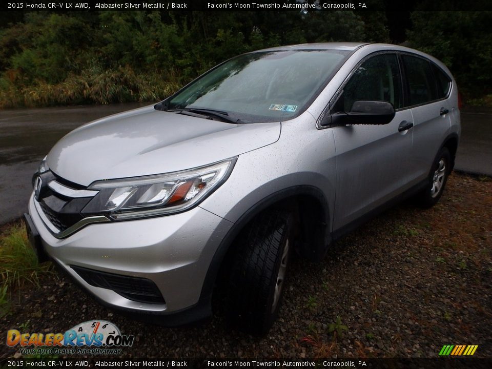 2015 Honda CR-V LX AWD Alabaster Silver Metallic / Black Photo #1